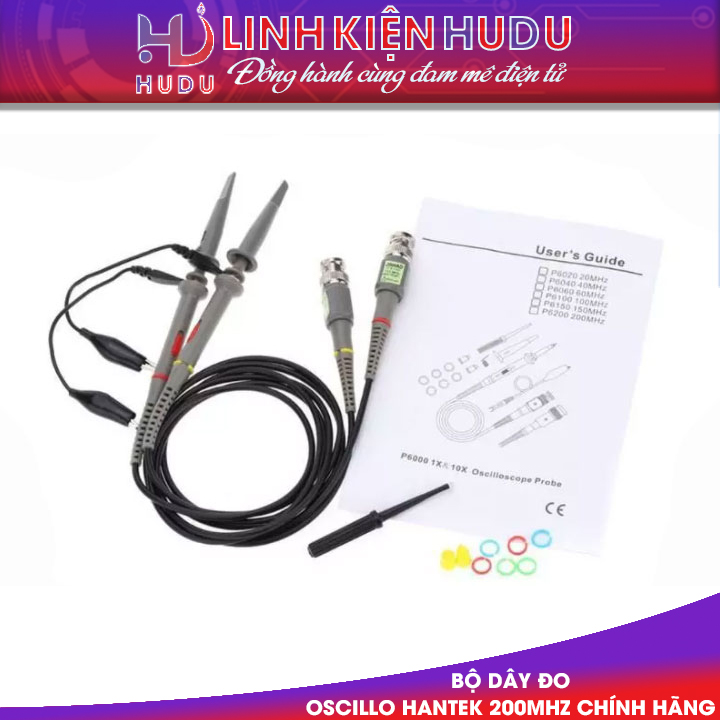 Bộ dây đo Oscillo Hantek 200mHZ chính hãng